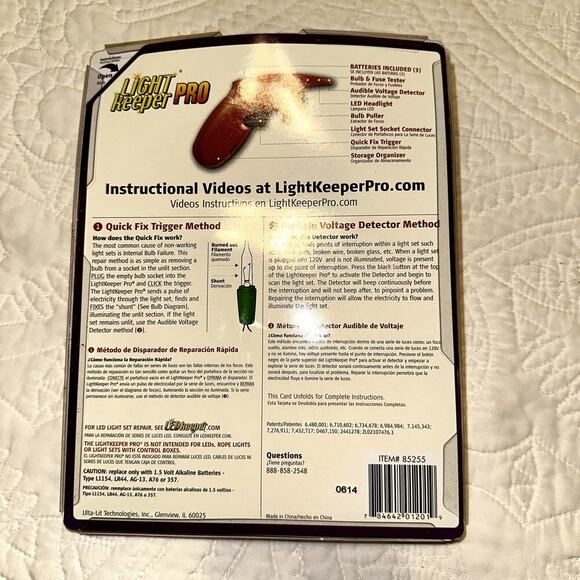 Light Keeper Pro Repair Tool, Fixes Light Sets & Pre-Lit Trees, Ulta-Lit NIP - Picture 2 of 4